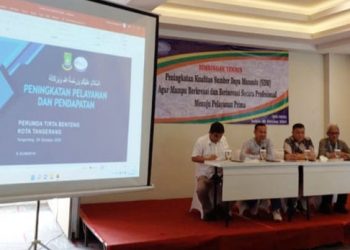 Perumda Tirta Benteng Melakukan Pelatihan Kerja Sama Dengan PT. SCB Internasional Consulting