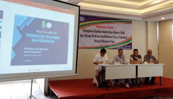 Perumda Tirta Benteng Melakukan Pelatihan Kerja Sama Dengan PT. SCB Internasional Consulting