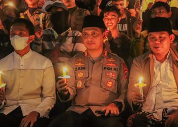 Polisi, TNI, Pemkot dan Suporter Kota Tangerang Doa Bersama Solidaritas Tragedi Stadion Kanjuruhan
