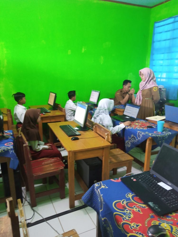 SDN Gintung Cilejet 02 Mengadakan Simulasi   ANBK Tahun 2022