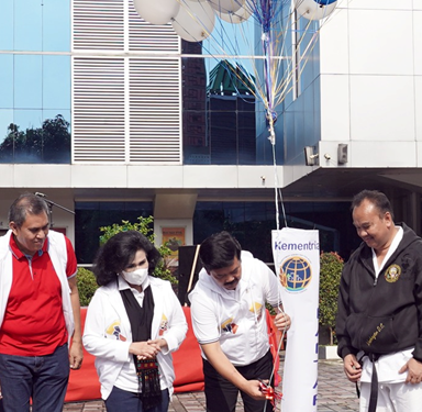 Menteri ATR/Kepala BPN Membuka Pekan Olahraga HANTARU 2022