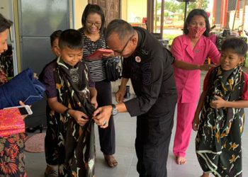 Sambut HUT Korps Brimob Polri ke-77 Tahun 2022, Batalyon B Pelopor Sat Brimob Polda Riau Laksanakan Bakti Sosial Sunatan Massal
