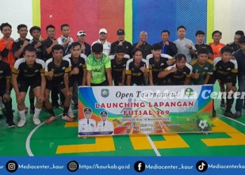 Pemerintahan Kabupaten Kaur Support Peresmian GOR Futsal 369 dan Pembuka Turnamen Futsal