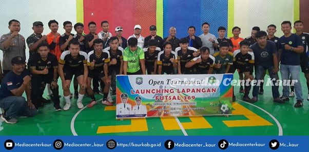 Pemerintahan Kabupaten Kaur Support Peresmian GOR Futsal 369 dan Pembuka Turnamen Futsal