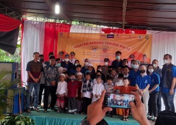 Hajatan Karang Taruna RW 11 Kunciran Indah Kota Tangerang Peringati Sumpah Pemuda ke 94 Gelar Sunatan Massal Gratis