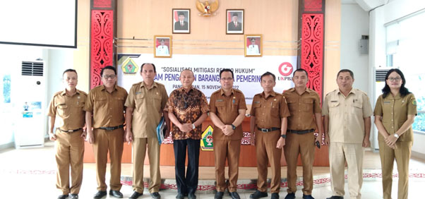 Pj.Sekda Samosir Buka Sosialisasi Mitigasi Resiko Hukum Pengadaan Barang dan Jasa