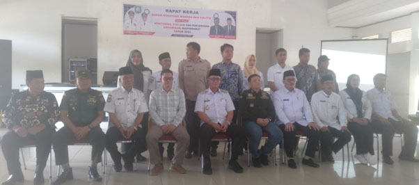 Kesbangpol Kabupaten Kaur Adakan Rapat Kerja Dengan Ormas, Monitoring dan Evaluasi Tahun 2022