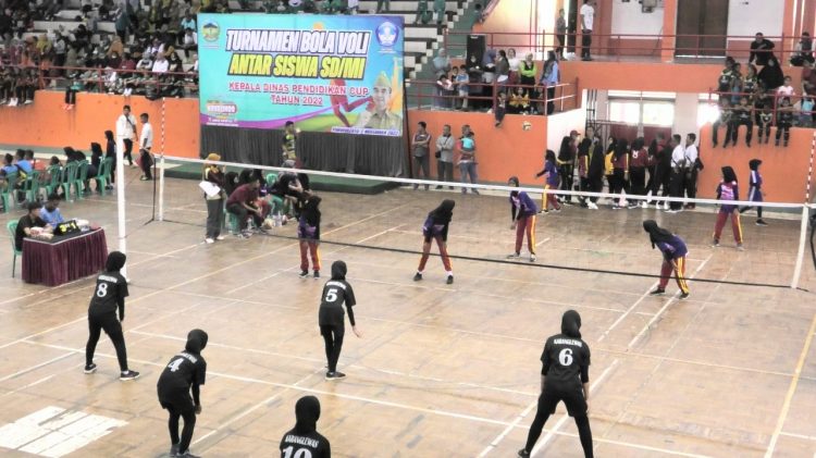 46 Tim Ikuti Turnamen Bola Voley Tingkat SD/MI