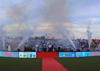 Pejabat Gubernur Banten Al Muktabar Resmi Buka Porprov VI Banten di Stadion Benteng Reborn Kota Tangerang