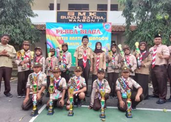 SDN2 Rawaheng dan SDN 3 Pengadegan Juara Pesta Siaga Kwarran Wangon
