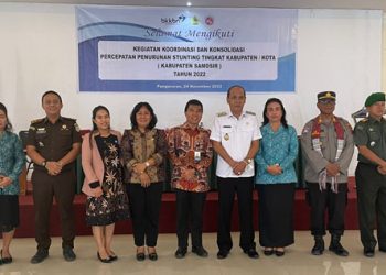 Wakil Bupati Samosir Buka Rapat Koordinasi dan Konsolidasi Percepatan Penurunan Stunting Tingkat Kabupaten Samosir Tahun 2022