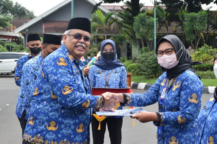 BKPSDM Banyumas Juara Lomba Pengucapan Panca Prasetya Korpri