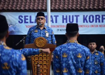 Sekda Banyumas Pimpin Upacara Peringatan Hari Korpri
