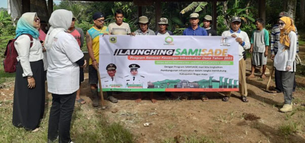 Dana Samisade Desa Setu Kecamatan Jasinga Kabupaten Bogor, Utamakan Bangun Jalan Desa
