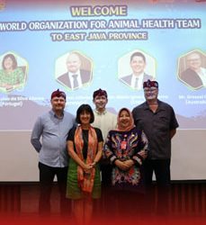 Dinas Kelautan dan Perikanan Provinsi Jawa Timur Menerima Kunjungan Dari Tim WOAH (World Organization Animal Health)