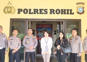Team Kementrian PAN RB Bersama Srena Polri Kunjungan ke Polres Rokan Hilir