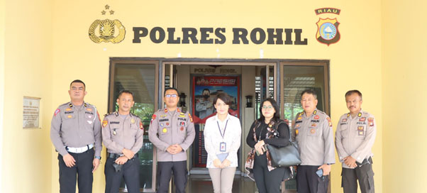 Team Kementrian PAN RB Bersama Srena Polri Kunjungan ke Polres Rokan Hilir
