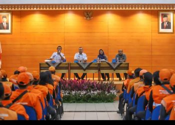 Ratusan Pekerja PPSU Jakut Dibekali Pemahaman Tentang K3