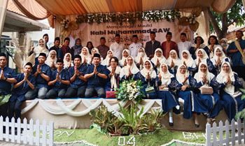 Wujudkan  Kecintaan, SD Negeri Bahagia 04  Kecamatan Babelan, Peringati Maulid Nabi Muhammad SAW