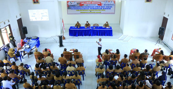 Kabupaten Samosir Terima Pembinaan, Pengawasan Umum dan Teknis Penyelenggaraan Pemerintahan Daerah dari Inspektorat Provsu