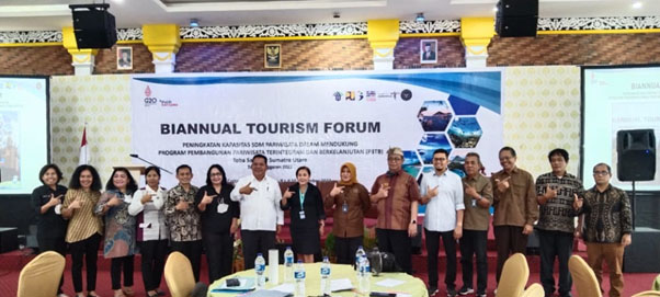 Samosir Tuan Rumah Biannual Tourism Forum untuk Perkuat Kapasitas SDM Pariwisata di DSP Danau Toba