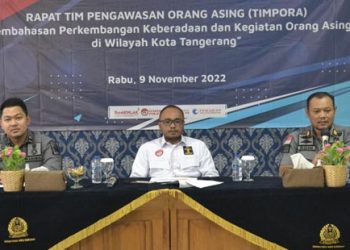 Terus Lakukan Pengawasan, Rapat TIMPORA Kota Tangerang Kembali Dilaksanakan