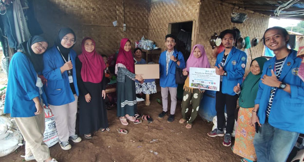 Sinergitas UNWIKU Peduli Salurkan Donasi Untuk Korban Gempa Cianjur