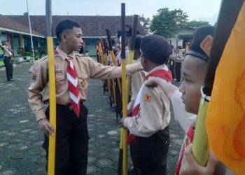 Penggalang Gudep SD Negeri 8 Kranji Purwokerto Menggelar Kegiatan Perjusa