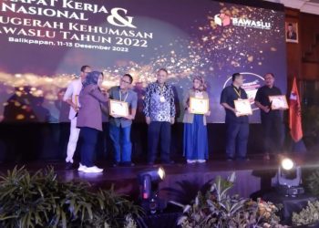 Kado Akhir Tahun,  Bawaslu Banyumas Sabet Tiga Penghargaan Kehumasan Tingkat Nasional