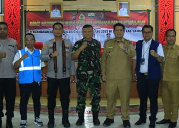 Bupati Samosir Pimpin Rapat Lintas Sektoral Kesiapan Pengamanan Libur Natal dan Tahun Baru