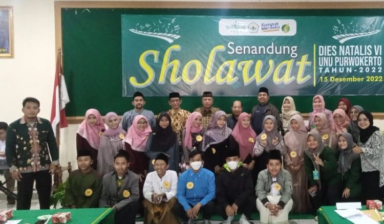 Senandung Sholawat Ramaikan Dies Natalis ke-6 UNU Purwokerto