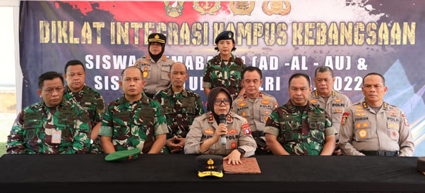 Pererat Soliditas dan Sinergitas, Diklat Integrasi TNI-Polri Digelar