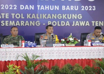 Kapolda Jateng Cek Kesiapan Jajaran Dari GT Kalikangkung, Ini Hasilnya