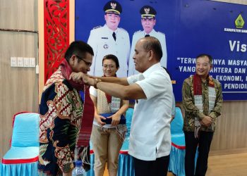Wabup Martua Terima Audiensi Yayasan Indonesia Korea Network,   Berharap Dukungan Investasi di Kabupaten Samosir