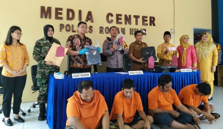 Polres Rokan Hilir Rilis Pengungkapan Capaian Kasus Selama 1 Tahun