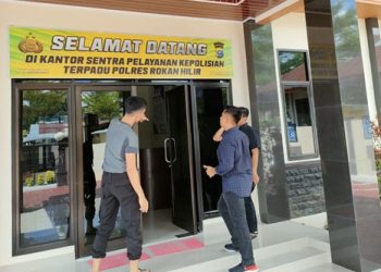 Kapolres Sidak Kantor Sentra  Pelayanan Terpadu di Bagan Siapiapi