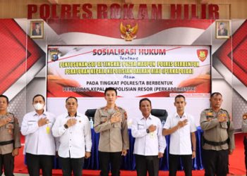 Tim Bidag Hukum Ketemu Dengan Jajaran Polres Rohil