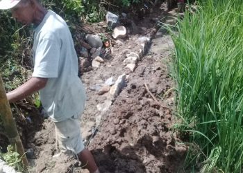 TPK Proyek TPT Jalan  Desa Cibitung Wetan Diduga Tak Paham Cara Membangun, Sumber Dana SAMISADE