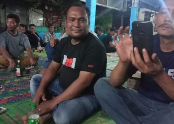 Masyarakat Kampung  Desa Durin Jangan Kec.Pancur Batu Menggelar Hiburan Dimalam Tahun Baru