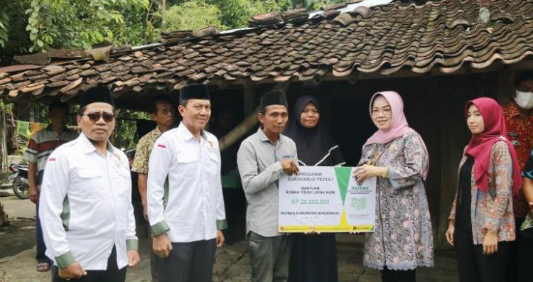 Baznas Sukoharjo Kembali Salurkan Bantuan RTLH