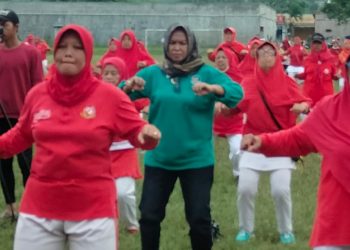 Gebyar Senam Tera Indonesia di Ajibarang Meriah