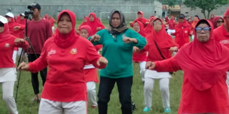 Gebyar Senam Tera Indonesia di Ajibarang Meriah