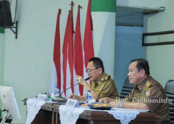 Pj Bupati Tulang bawang Drs Qudrotul Ikhwan MM pimpin langsung Rapat Koordinasi Pemerintah Daerah