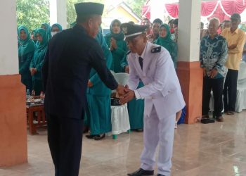 Lantik Kades Antar Waktu Desa Muara, Kang Jimat  : Tanah Timbul Siap Untuk Disertifikatkan