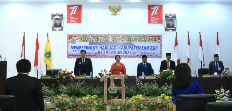 Rapat Paripurna DPRD Peringati Hari Jadi Kabupaten Samosir Ke – XIX