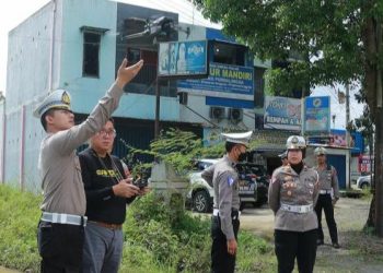 Ditlantas Polda Jateng Uji Coba ETLE Drone di Purbalingga