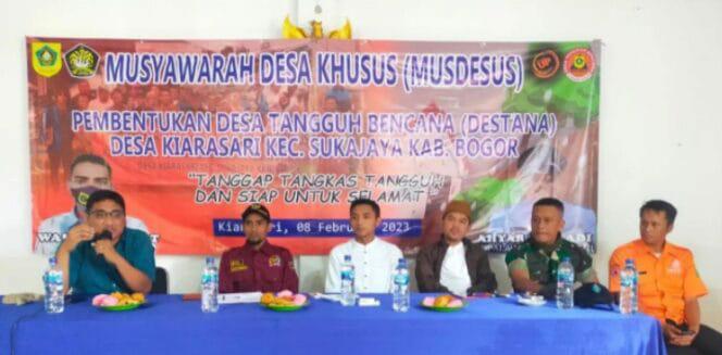 Ketua Forum Pengurangan Resiko Bencana Sambut Baik Dibentuknya Pokja DESTANA desa kiarasari