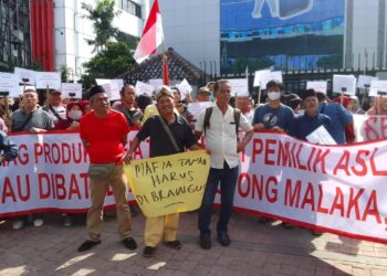 Ratusan Ahli Waris Tanah Bojong Malaka Geruduk Kementrian ATR/BPN Menuntut Hak Ahli Waris Untuk Segera di Selesaikan