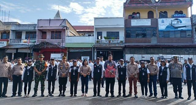 Bupati Samosir Hadiri Apel Kesiapan Petugas Pantarlih