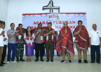 Bupati dan Wabub Samosir Hadiri Syukuran Hari PERS NASIONAL Kabupaten Samosir